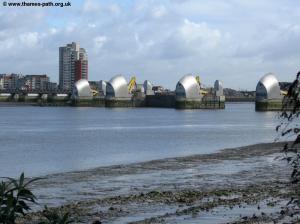 The Thames barrier at Woolwich