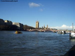 Lambeth Bridge, The Houses of Parliment and The London Eye