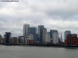 Canary Wharf from South Dock