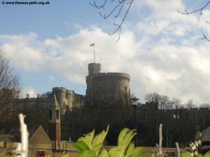 Windsor Castle - the Queen is in