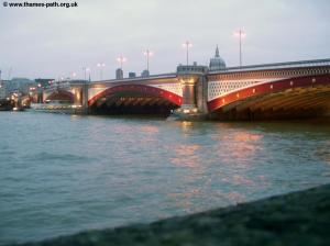 Blackfriars Bridge at Dusk