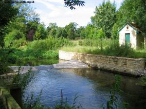 A small weir near Ewen