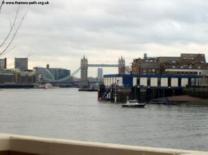 First view of Tower Bridge